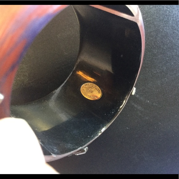 ALEXIS BITTAR O’KEEFE LUCITE HINGED BRACELET EUC - Picture 13 of 16